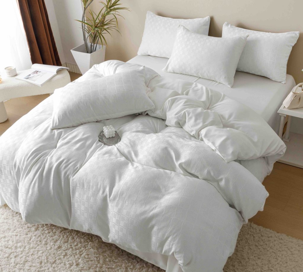 lenjerie de pat dublu jacquard finetat jojo lfjj01