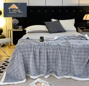 Patura Cocolino Premium cu Bordura Impletita, 200 x 230cm JoJo PCG03