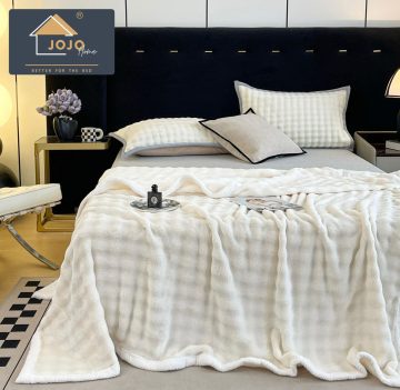 Patura Cocolino Premium cu Bordura Impletita, 200 x 230cm JoJo PCG09