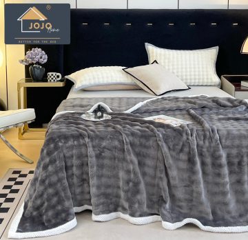 Patura Cocolino Premium cu Bordura Impletita, 200 x 230cm JoJo PCG04