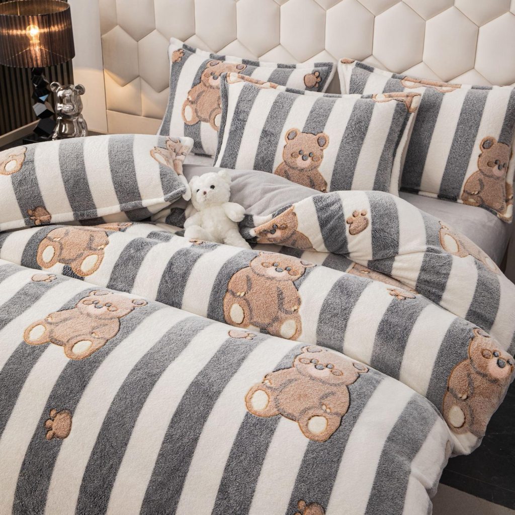 lenjerie de pat cocolino 4 piese cu elastic lc 001 (copie)