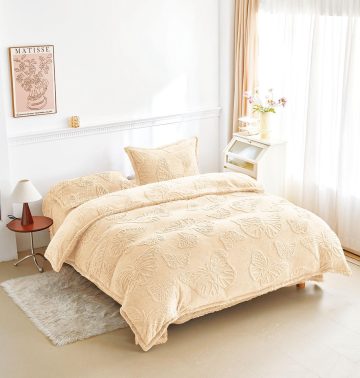 Lenjerie de Pat Cocolino Fluturi 3D,4 Piese LFC012