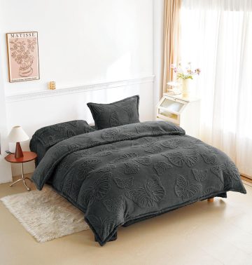 Lenjerie de Pat Cocolino Fluturi 3D,4 Piese LFC02