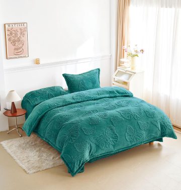 Lenjerie de Pat Cocolino Fluturi 3D,4 Piese LFC05