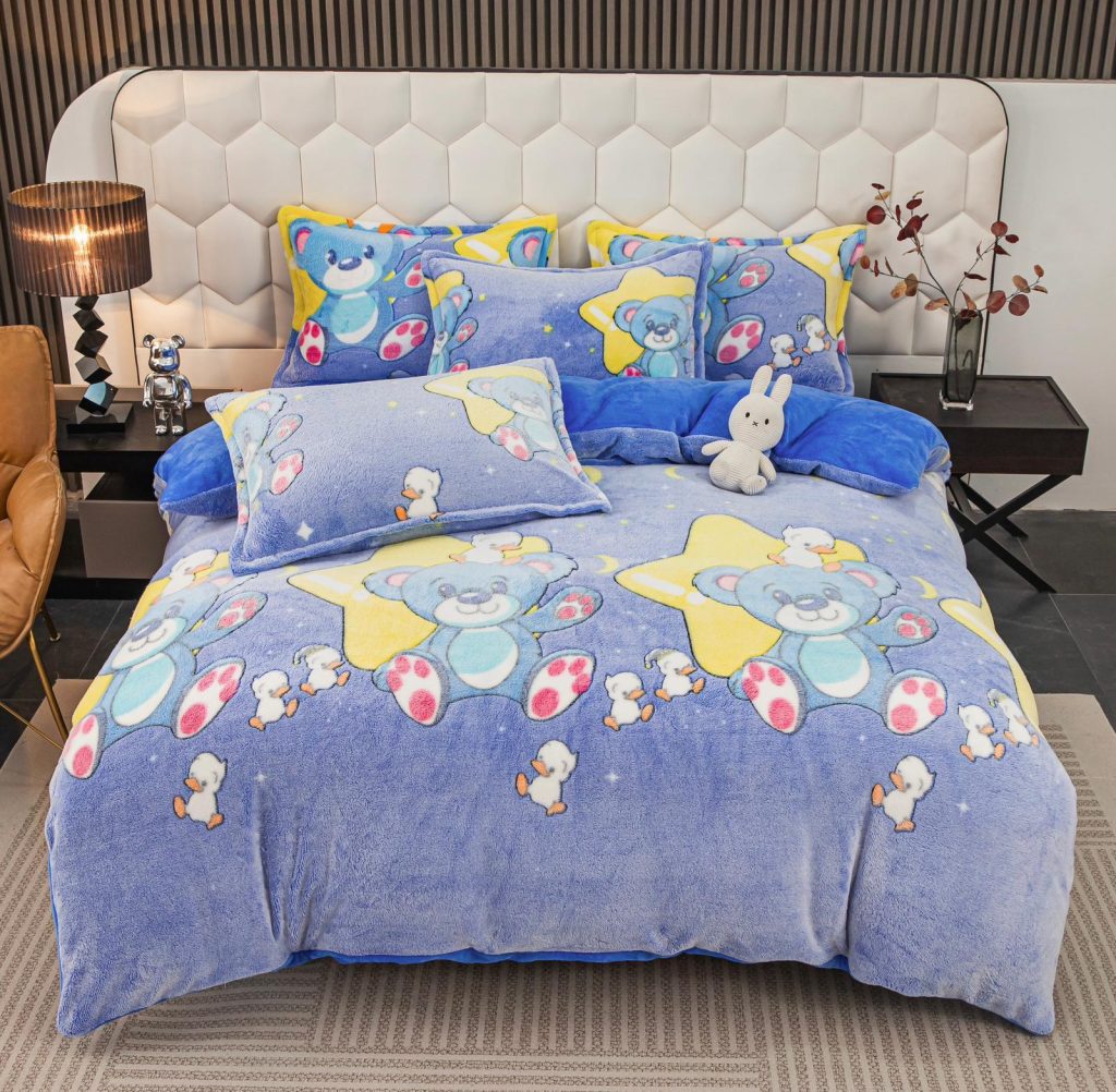 lenjerie de pat cocolino 4 piese cu elastic lc 006 (copie)