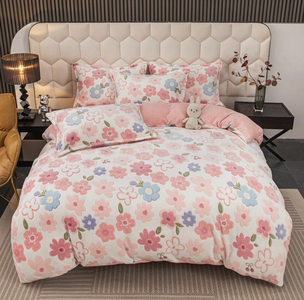 lenjerie de pat cocolino 4 piese cu elastic lc 005 (copie)